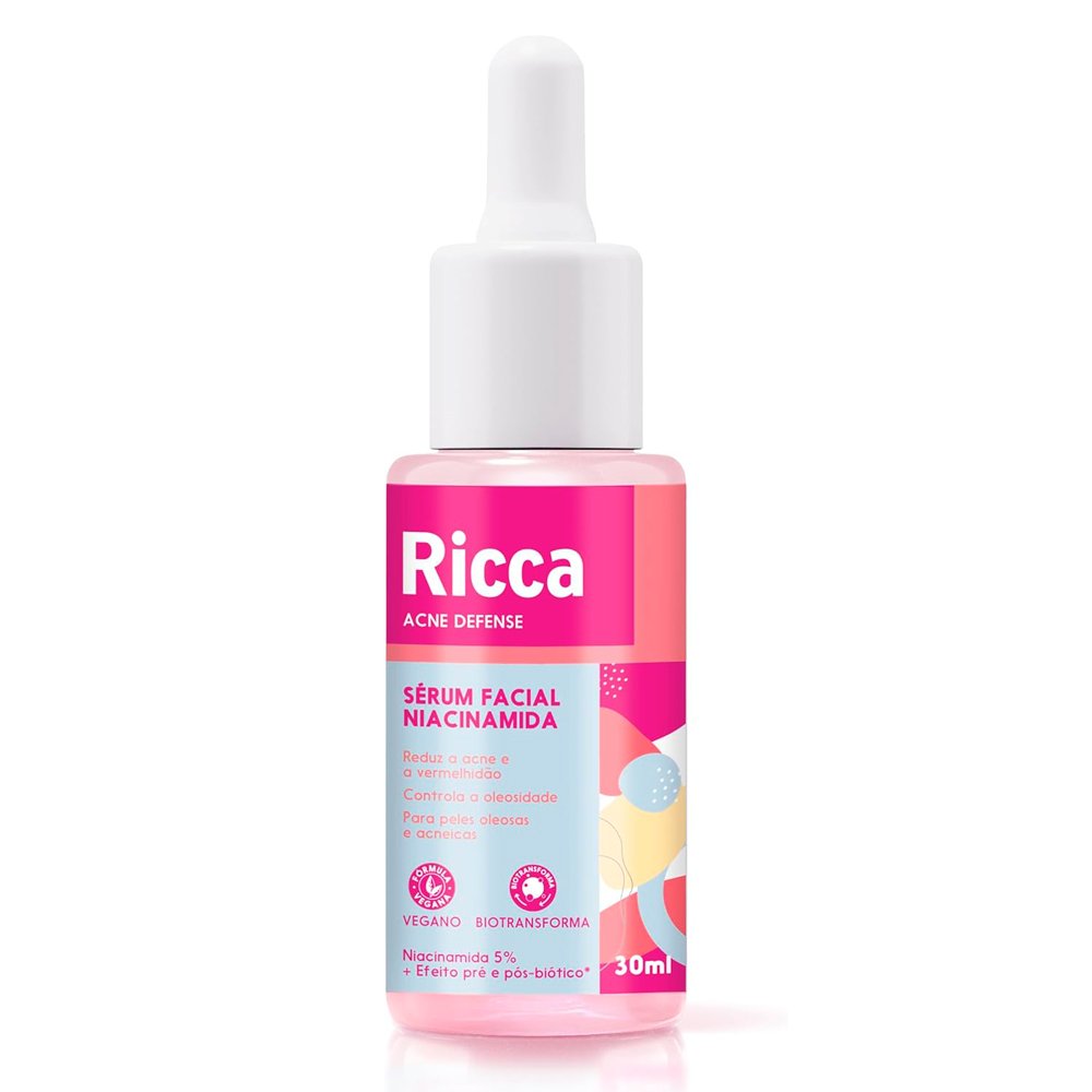 Serum Facial Niacinamida Ricca Acne 30ml