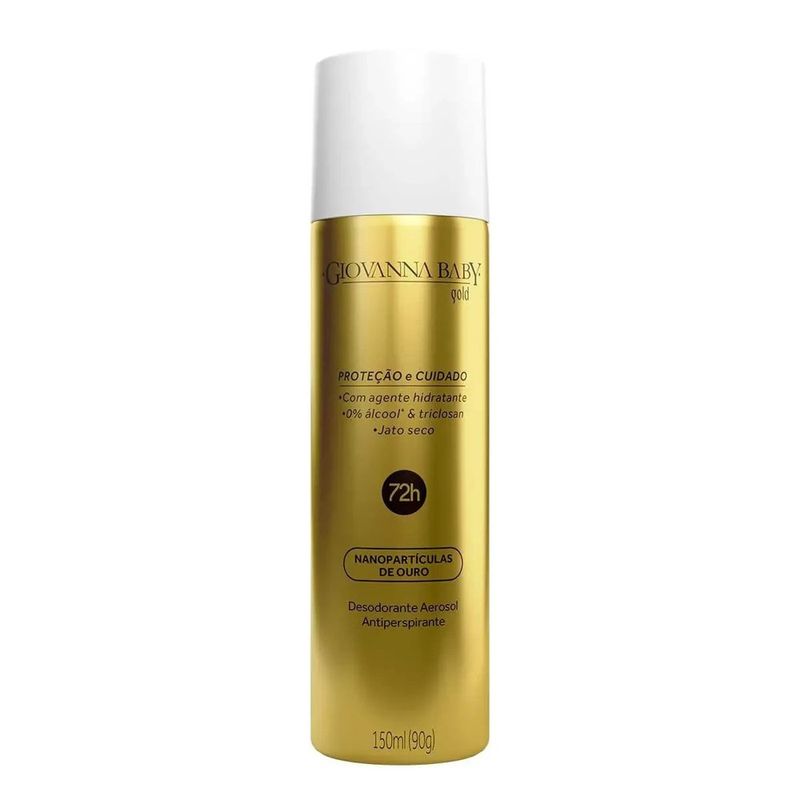 desodorante aerossol giovanna baby gold 150ml