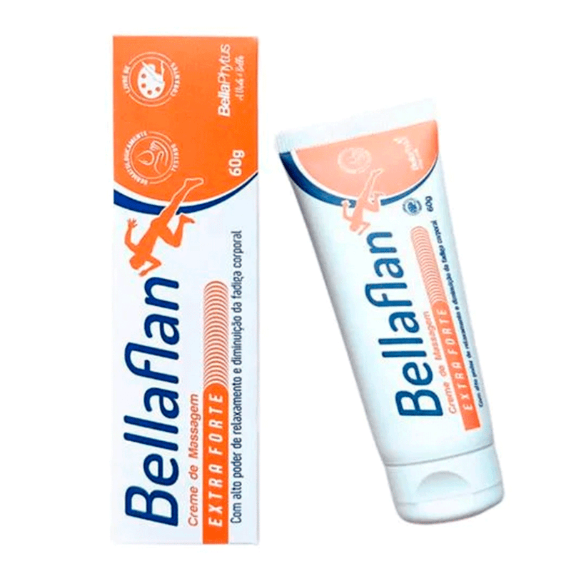 creme de massagem bellaflan extra forte 60g