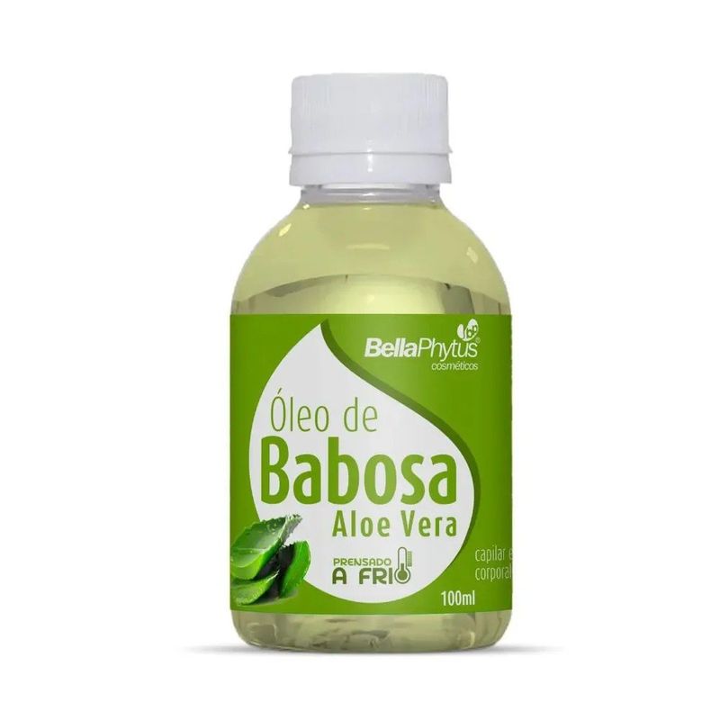 óleo capilar e corporal bellaphytus de babosa 100ml