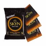 preservativo lubrificado blowtex skyn sachê extra grande 3 unidades