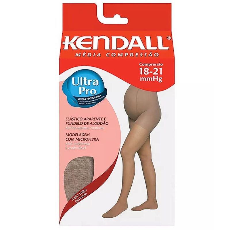 meia gestante kendall 18-21mmhg sem ponteira gg mel