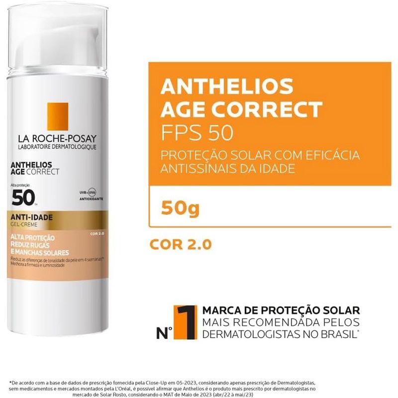 gel-creme anthelios fps 50 cor 2.0 50g
