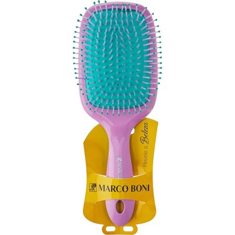 escova de cabelo marco boni raquete almofadada 8035