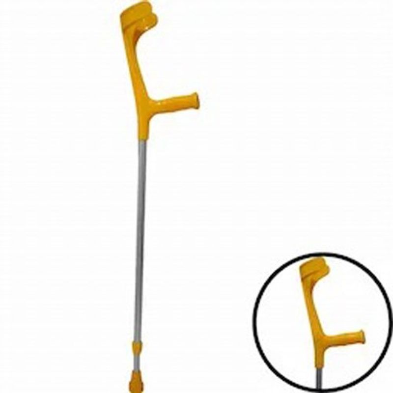 muleta canadense medicate até 140kg amarelo