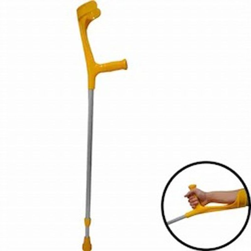 muleta canadense medicate até 140kg amarelo