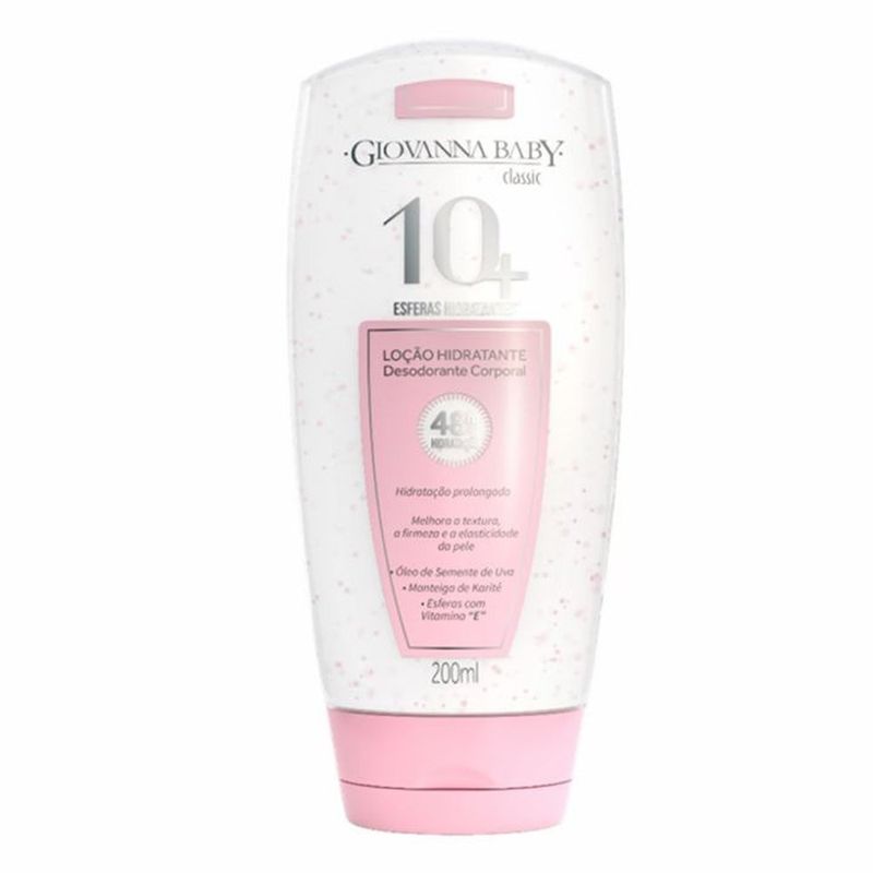 loção hidratante giovanna baby classic q10 200ml