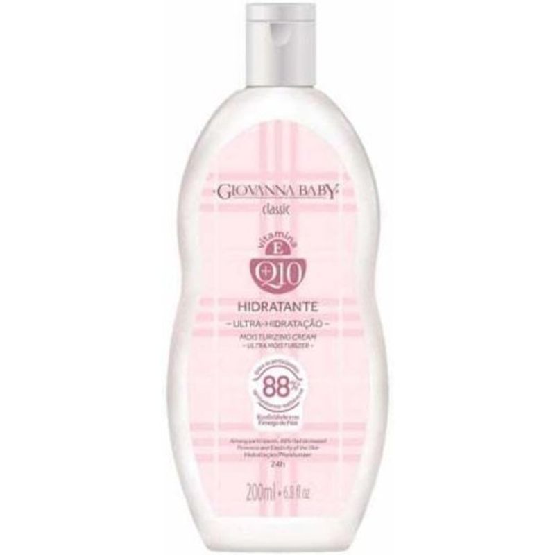 loção hidratante giovanna baby q10 classic 200ml