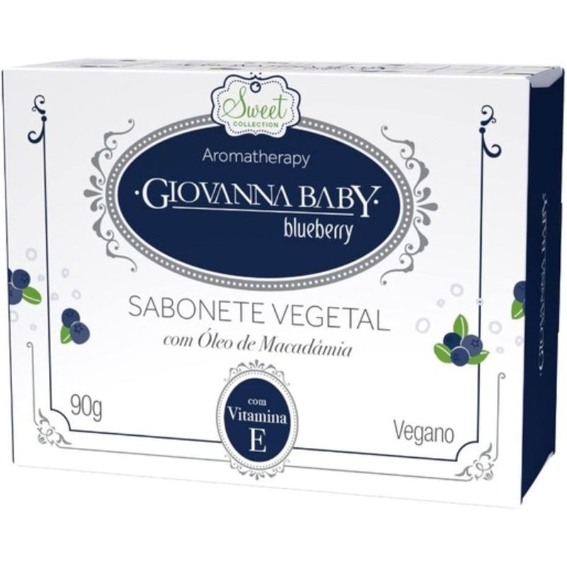 sabonete em barra giovanna baby moments blueberry 90g