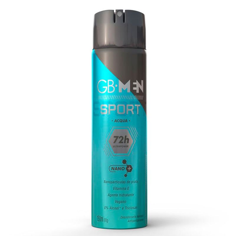 desodorante aerosol giovanna baby men sport acqua 150ml