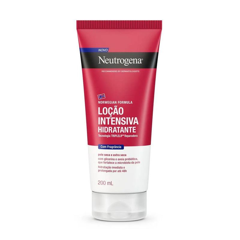 loção intensiva hidratante corporal neutrogena norwegian 200ml