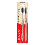 escova dental colgate bamboo suave macia 2 unidades
