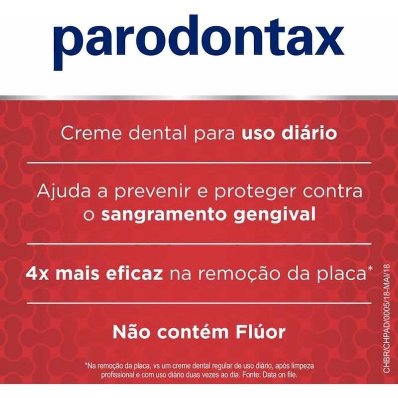 creme dental parodontax original 50g