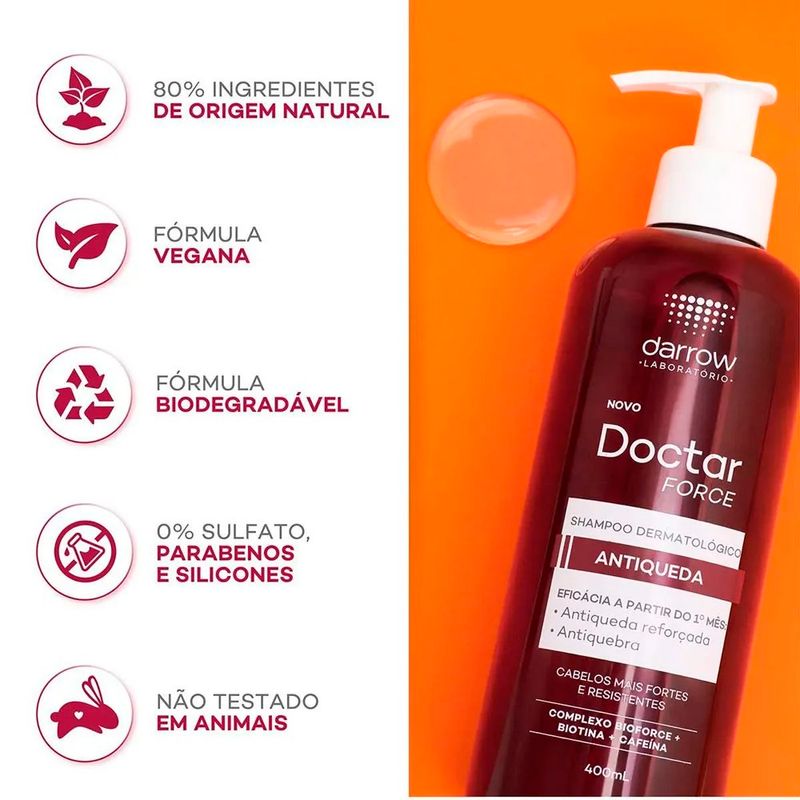 shampoo antiqueda darrow doctar force 400ml