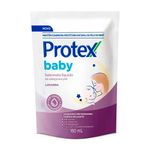 refil sabonete líquido infantil protex baby da cabeça aos pés lavanda 180ml