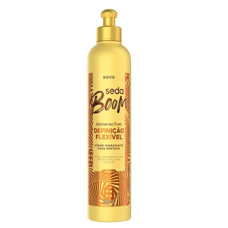 creme de pentear seda boom definição flexível 350ml