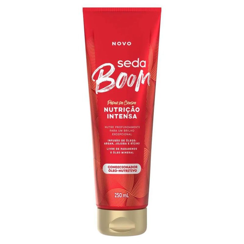 condicionador seda boom nutrição intensa 250ml