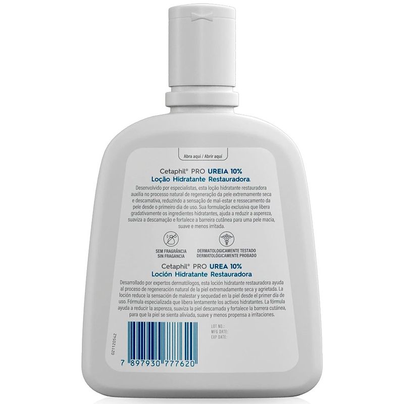 loção hidrata 10% cetaphil pro ureia 300ml