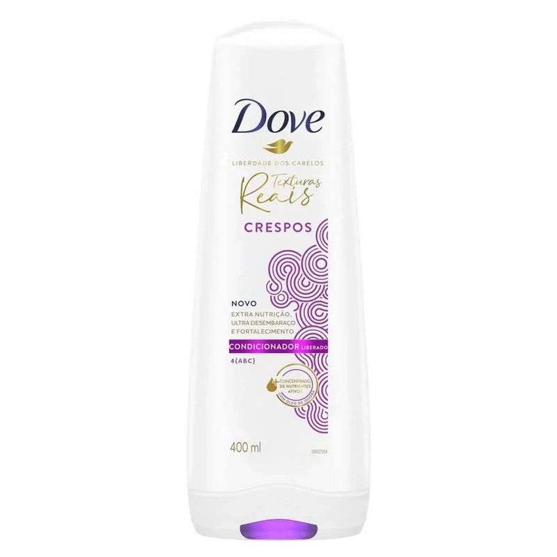 condicionador dove texturas reais crespos 400ml