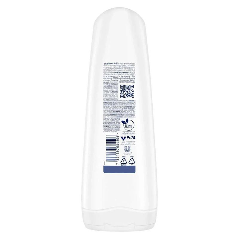 condicionador dove texturas reais crespos 400ml