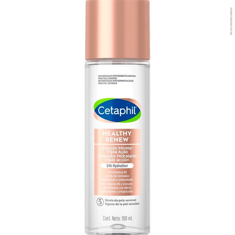 solução micelar cetaphil tripla ação 160ml
