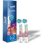 refil escova dental elétrica oral-b disney princess 2 unidades