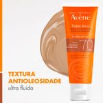 protetor solar facial avène fps70 toque seco color 40g