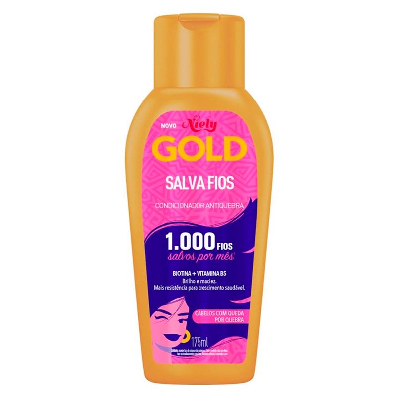 condicionador niely gold salva fios 175ml