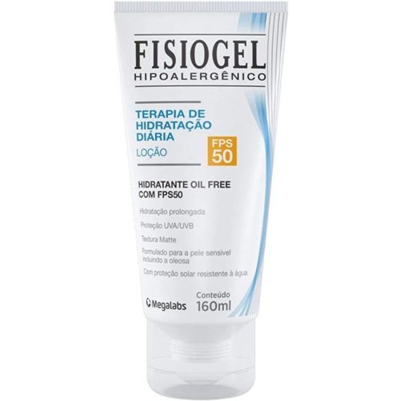 hidratante facial fisiogel fps50 160ml