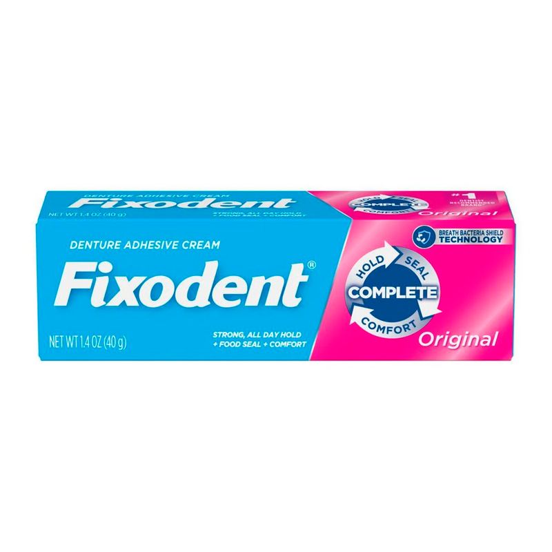 creme fixador de dentadura fixodent original 39g