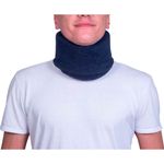 colar cervical mercur espuma azul tamanho g