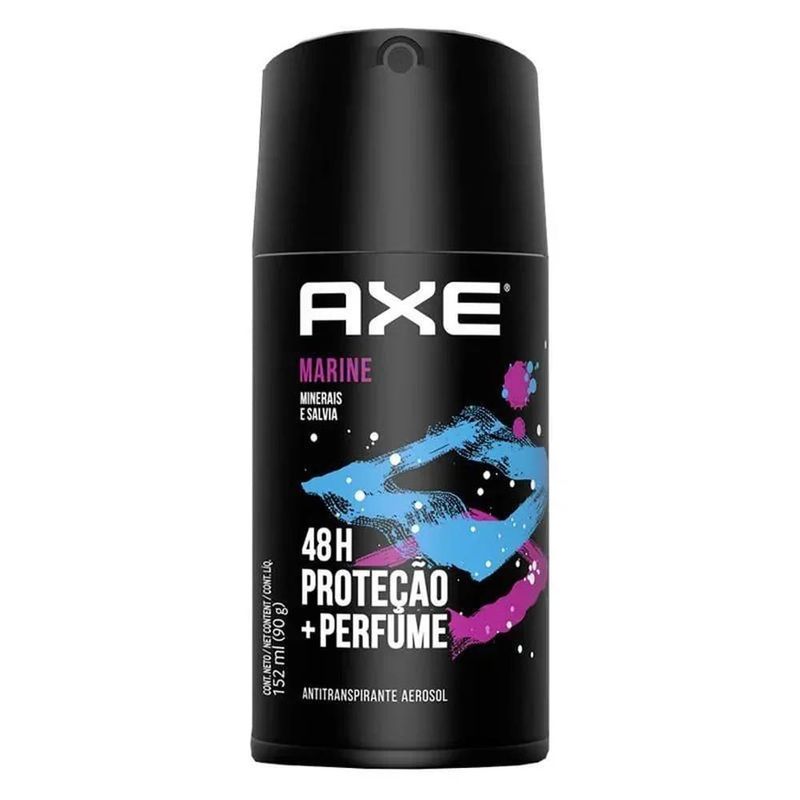 desodorante aerosol axe 48h marine 90g