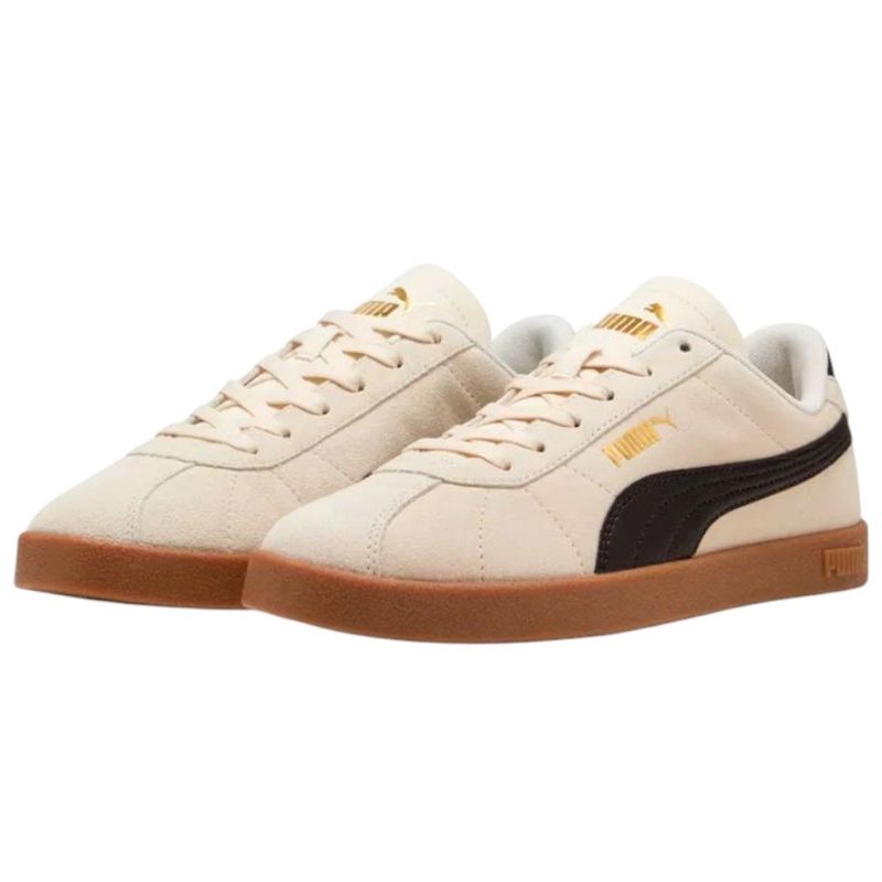 tênis feminino n°39 puma club ii bege branco (mp)