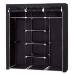 guarda-roupa montável 3 estantes top rio 125x42x170cm trc0719 (mp)