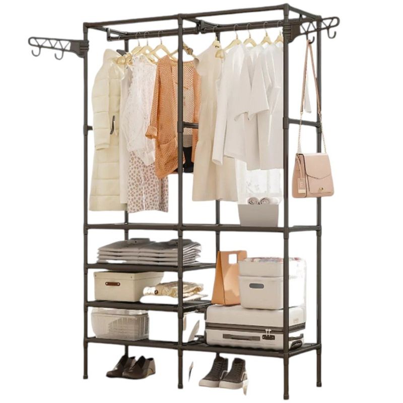estante organizadora para roupas top rio 107x36x173cm trc0876 (mp)