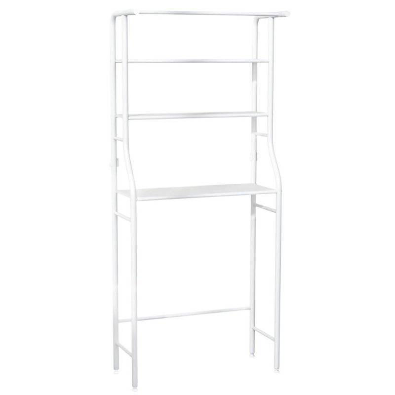 estante multiuso para lavanderia 3 andares 64x25x152cm trc0936 (mp)