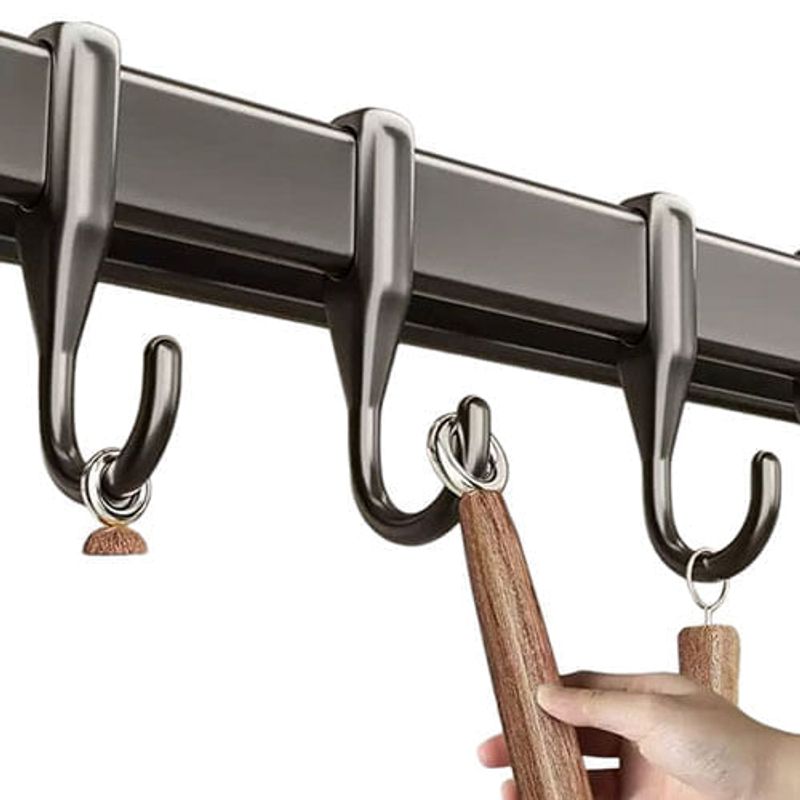 ganchos para utensílios de cozinha lteng cinza t-bi