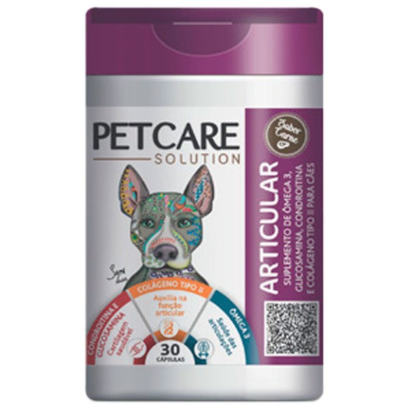 suplemento solution ômega 3 pet care skin care 30 cápsulas (mp)