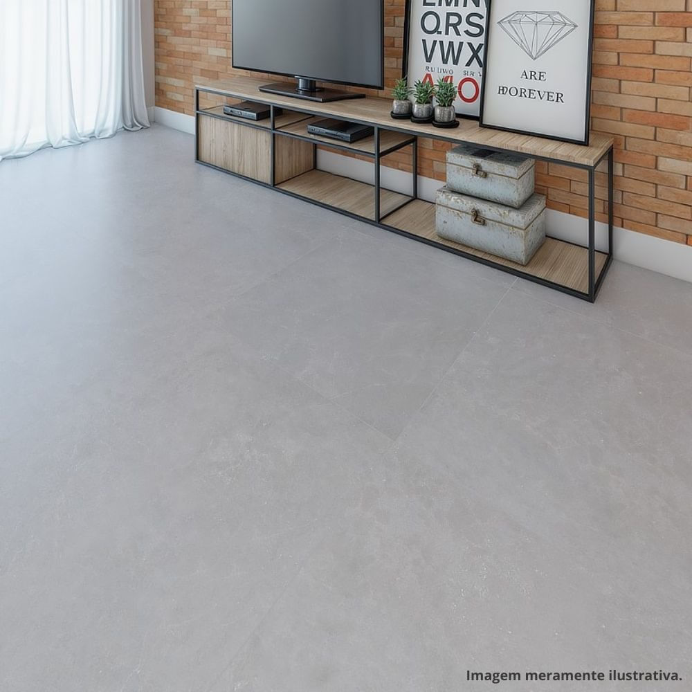 Piso Cerâmico Retificado Inout Soft Touch 86x86cm Fuji
