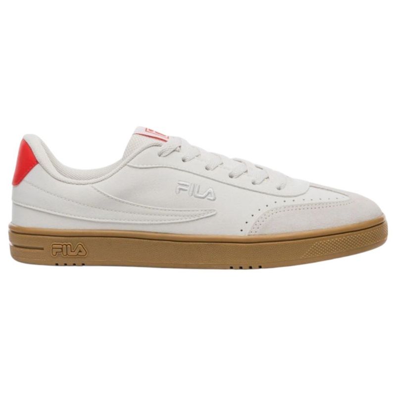 tênis masculino n°42 fila court 80 branco vermelho (mp)