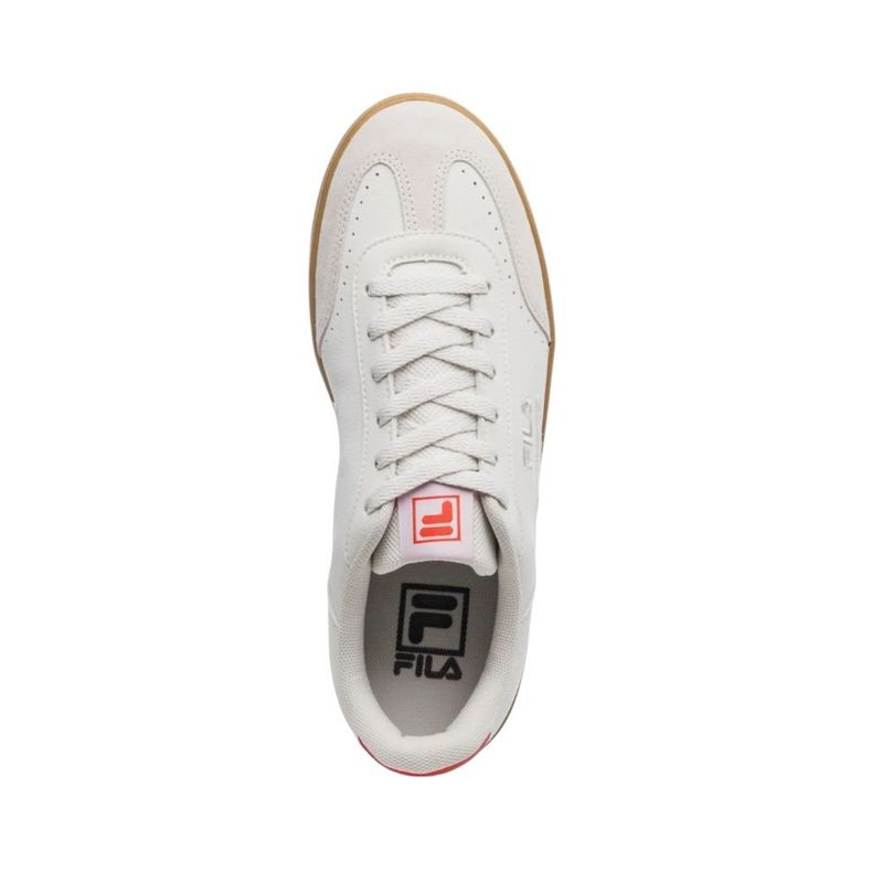 tênis masculino n°42 fila court 80 branco vermelho (mp)