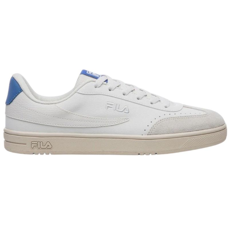 tênis feminino n°35 fila court 80 branco azul (mp)