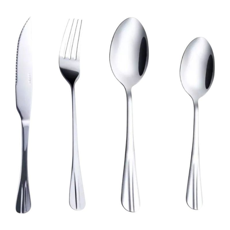 conjunto de talheres xpert 24 peças alpha premium inox xl24003 (mp)