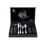 conjunto de talheres xpert 24 peças alpha premium inox xl24003 (mp)