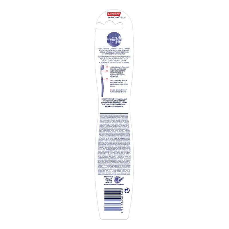 escova dental colgate orthogard macia suave