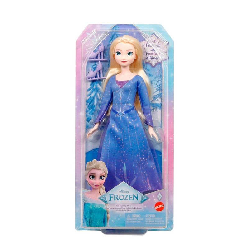 boneca mattel frozen elsa disney patinação no gelo jbg53