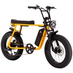 bicicleta elétrica streetgo aro 20 s12 750wh bike amarela (mp)