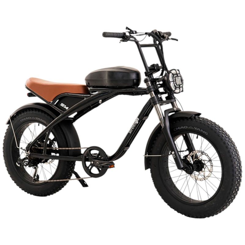 bicicleta elétrica streetgo aro 20 s14 750wh bike preto (mp)