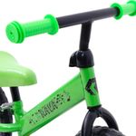 bicicleta de equilíbrio infantil jpp rava sunny aro 12 verde e preto (mp)