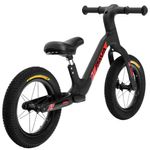 bicicleta de equilíbrio infantil jpp rava balance buddy 2 aro 12 preto e vermelho (mp)